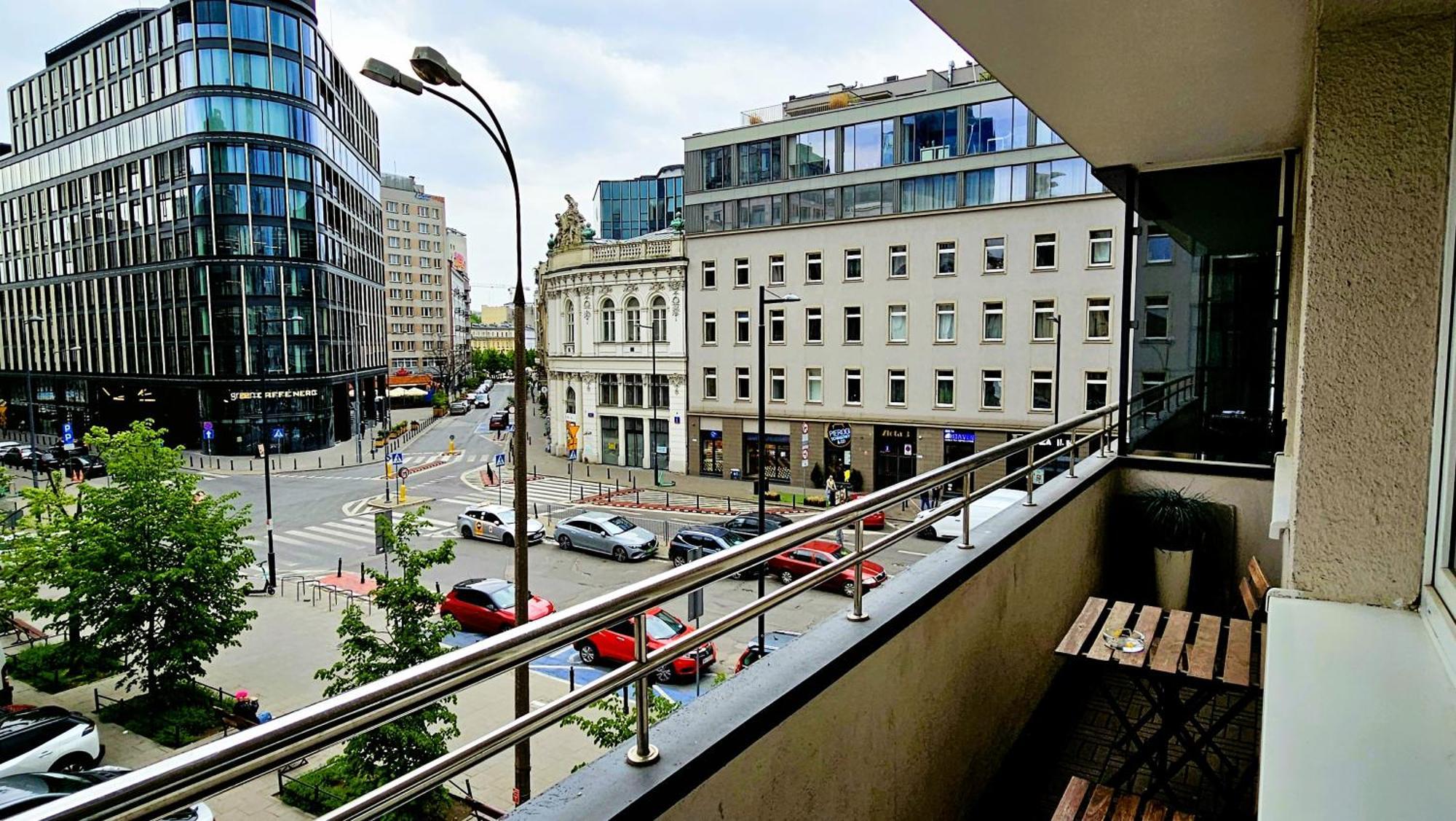 Golden View Daire Varşova Dış mekan fotoğraf